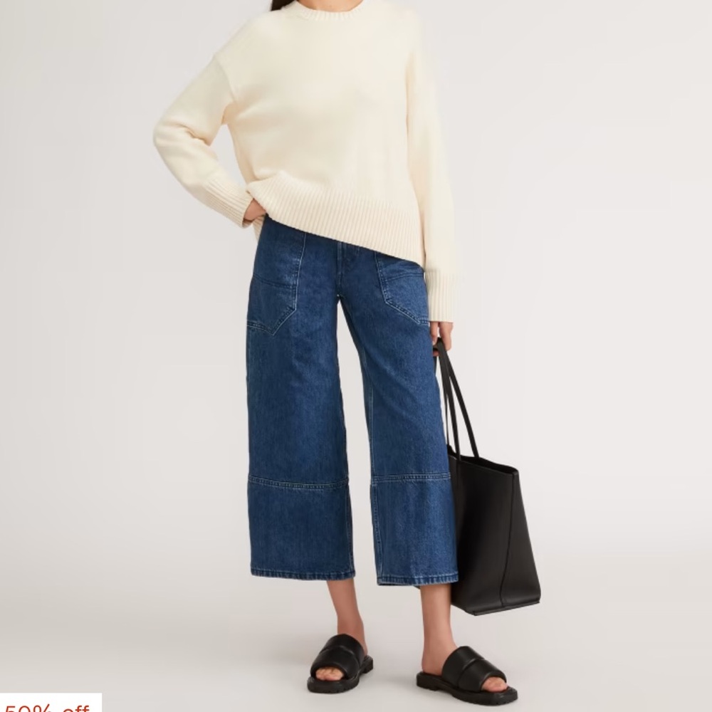 Everlane High-Wasted Cropped Jean
